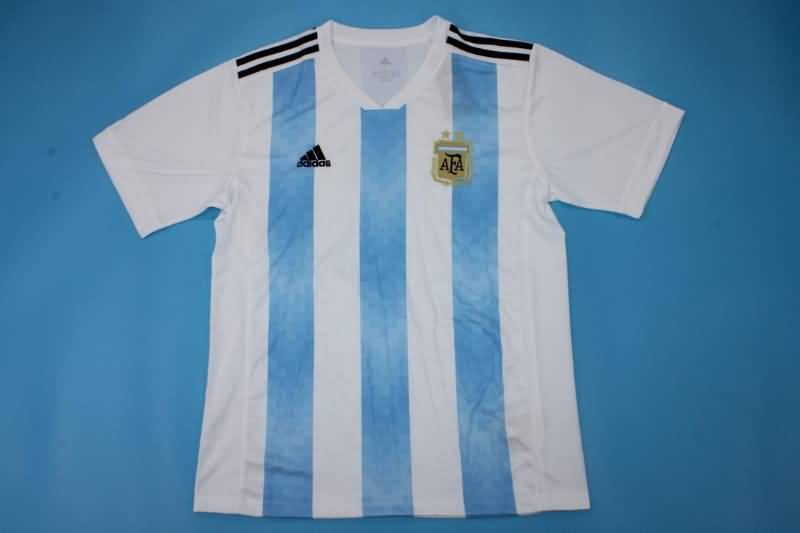 AAA(Thailand) Argentina 2018/19 Home Retro Soccer Jersey