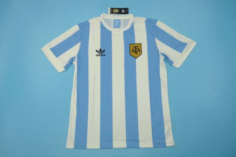 AAA(Thailand) Argentina 1978 Home Retro Soccer Jersey