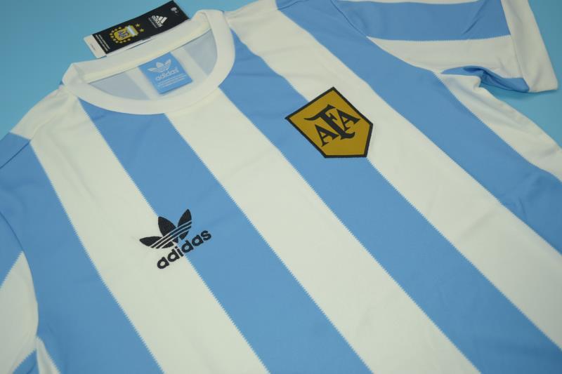 AAA(Thailand) Argentina 1978 Home Retro Soccer Jersey