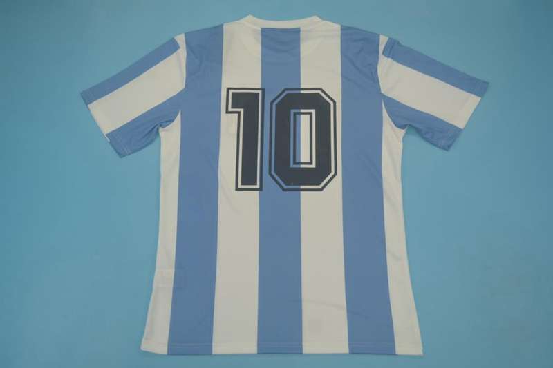 AAA(Thailand) Argentina 1985 Home Retro Soccer Jersey