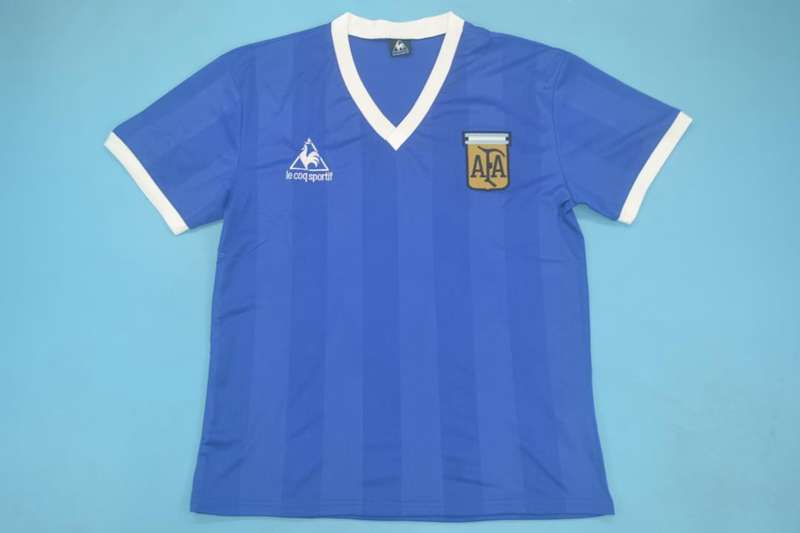 AAA(Thailand) Argentina 1986 Away Retro Soccer Jersey