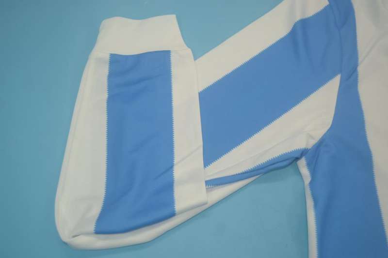 AAA(Thailand) Argentina 1986 Home Retro Soccer Jersey(L/S)