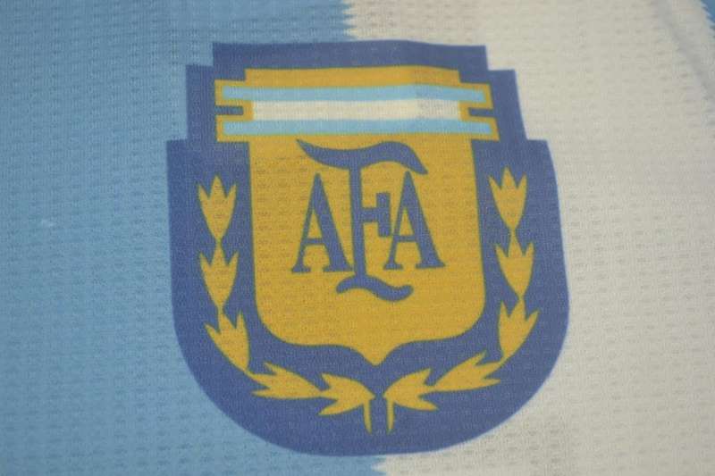 AAA(Thailand) Argentina 1986 Home Retro Soccer Jersey(Player)