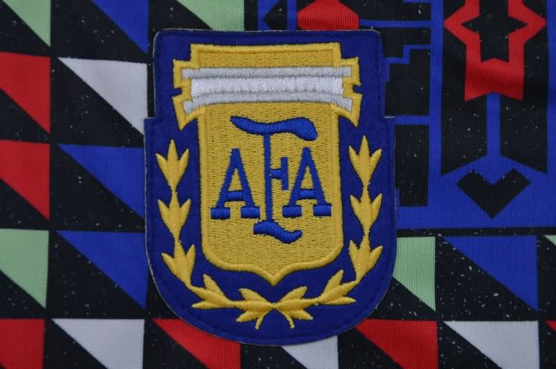 AAA(Thailand) Argentina 1990 Goalkeeper Retro Long Sleeve Soccer Jersey