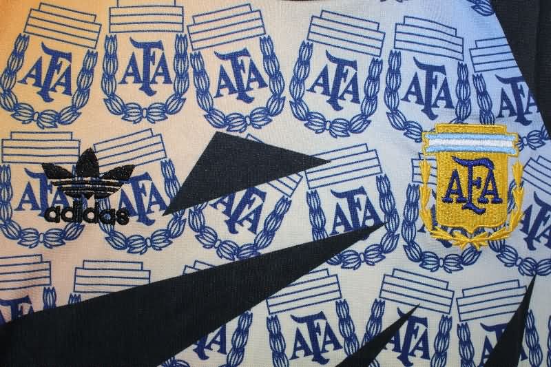 AAA(Thailand) Argentina 1993 Goalkeeper Long Sleeve Retro Soccer Jersey