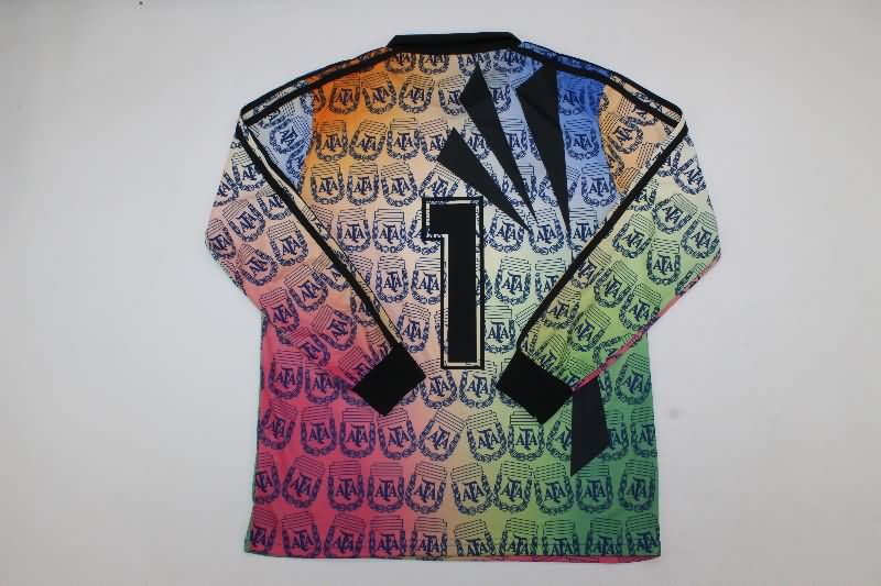 AAA(Thailand) Argentina 1993 Goalkeeper Long Sleeve Retro Soccer Jersey