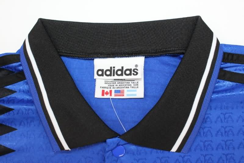 AAA(Thailand) Argentina 1994 Away Retro Long Sleeve Soccer Jersey