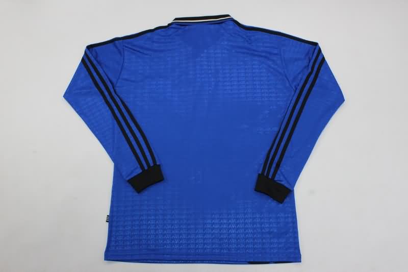 AAA(Thailand) Argentina 1994 Away Retro Long Sleeve Soccer Jersey