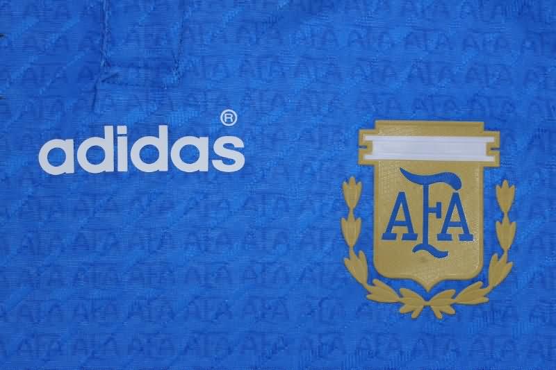 AAA(Thailand) Argentina 1994 Away Retro Soccer Jersey (Player)