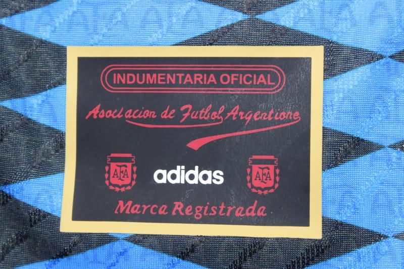 AAA(Thailand) Argentina 1994 Away Retro Soccer Jersey (Player)