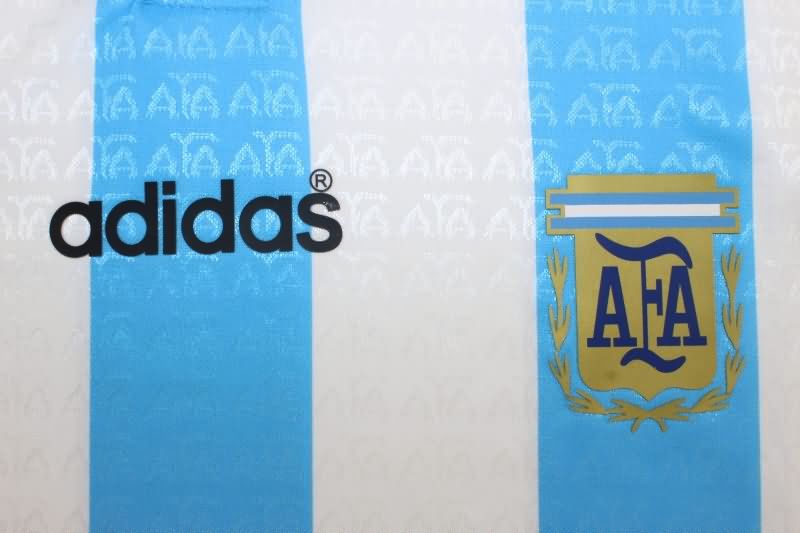 AAA(Thailand) Argentina 1994 Home Retro Soccer Jersey (Player)