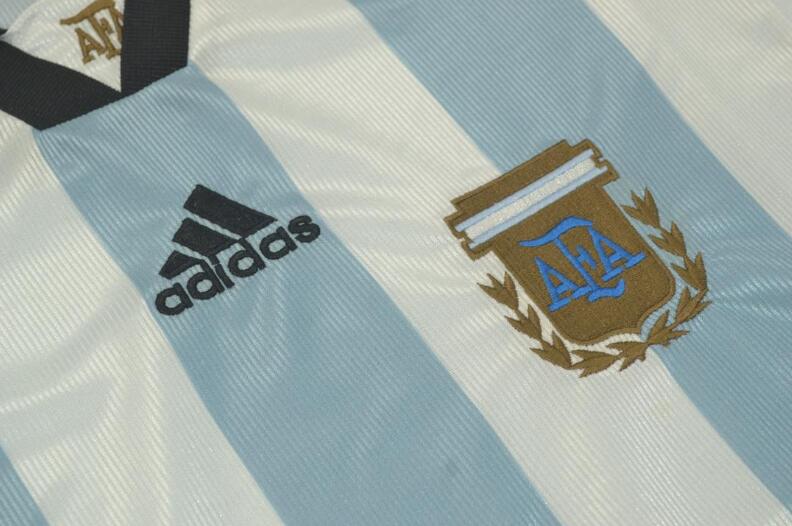 AAA(Thailand) Argentina 1998 Home Retro Soccer Jersey