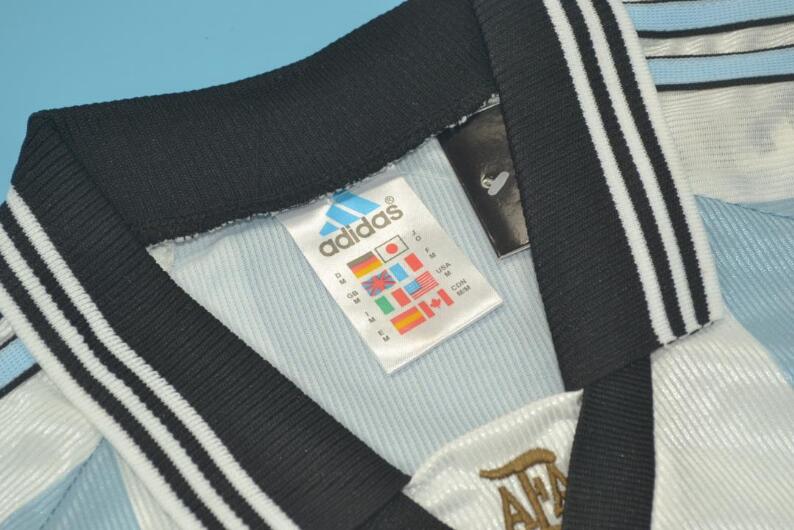 AAA(Thailand) Argentina 1998 Home Retro Soccer Jersey