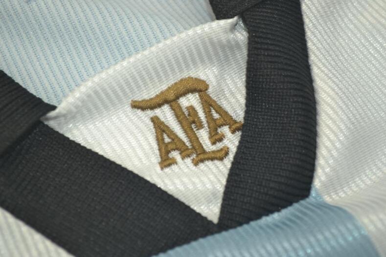 AAA(Thailand) Argentina 1998 Home Retro Soccer Jersey