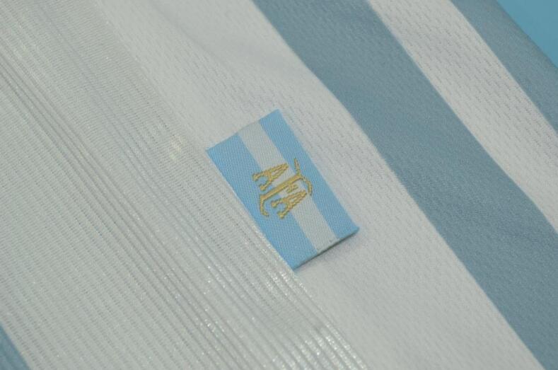 AAA(Thailand) Argentina 1998 Home Retro Soccer Jersey