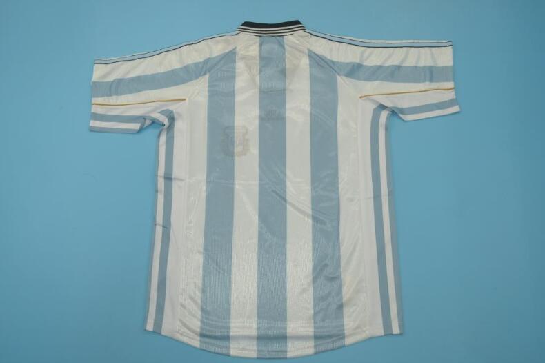 AAA(Thailand) Argentina 1998 Home Retro Soccer Jersey