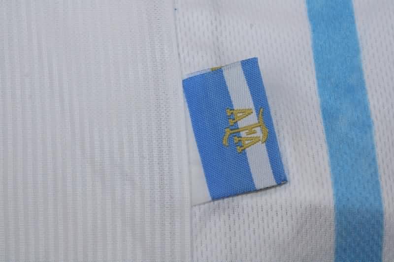 AAA(Thailand) Argentina 1998 Home Long Sleeve Retro Soccer Jersey