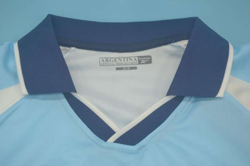 AAA(Thailand) Argentina 2001 Home Retro Soccer Jersey