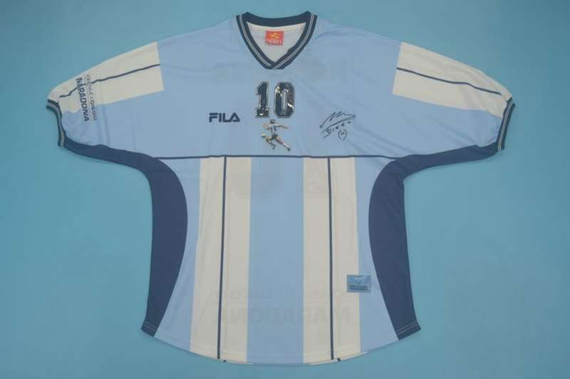 AAA(Thailand) Argentina 2001 Maradona Retro Soccer Jersey