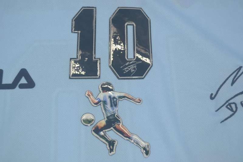 AAA(Thailand) Argentina 2001 Maradona Retro Soccer Jersey