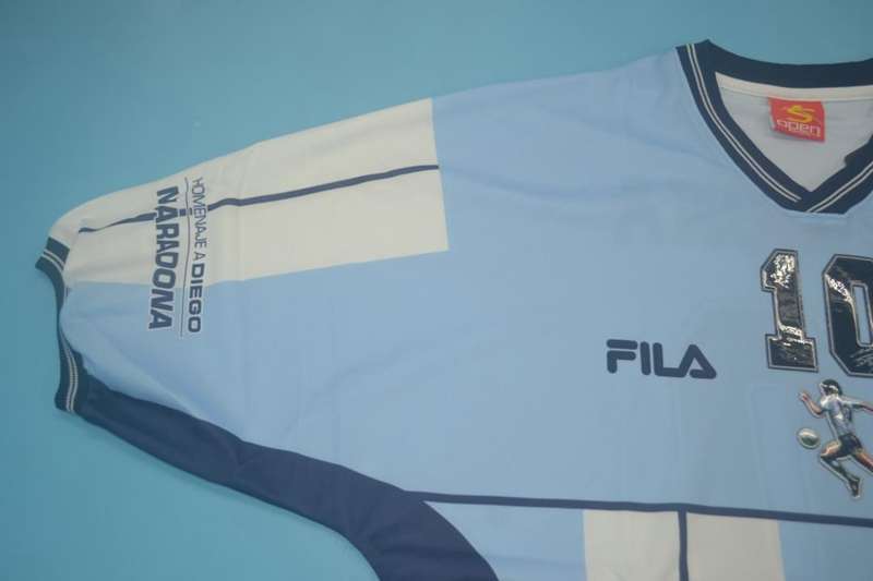 AAA(Thailand) Argentina 2001 Maradona Retro Soccer Jersey