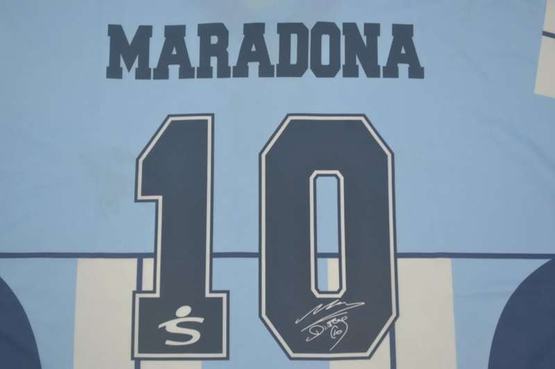 AAA(Thailand) Argentina 2001 Maradona Retro Soccer Jersey