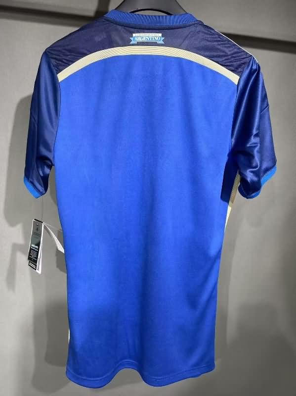 AAA(Thailand) Argentina 2014 Away Retro Soccer Jersey(Player)