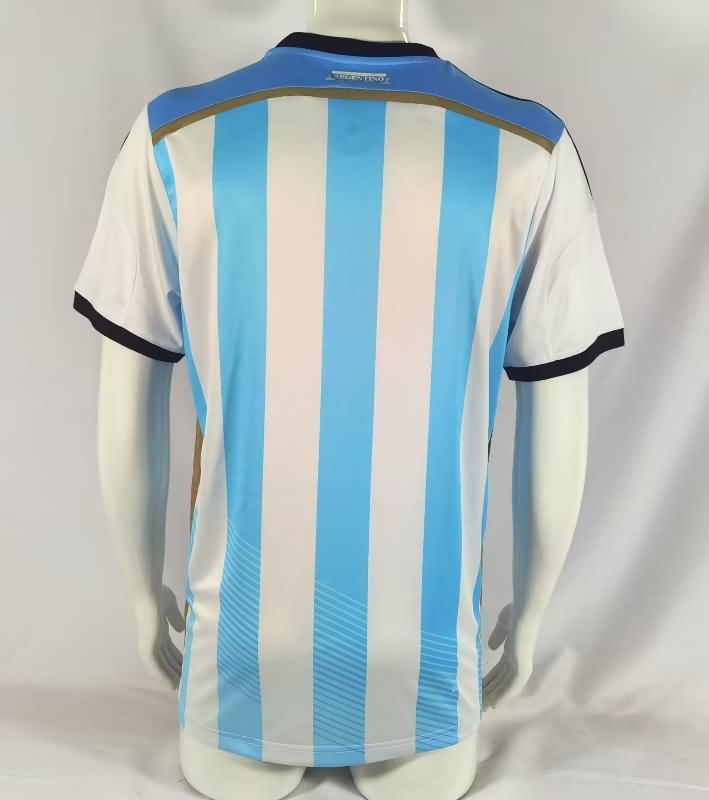 AAA(Thailand) Argentina 2014 Home Retro Soccer Jersey