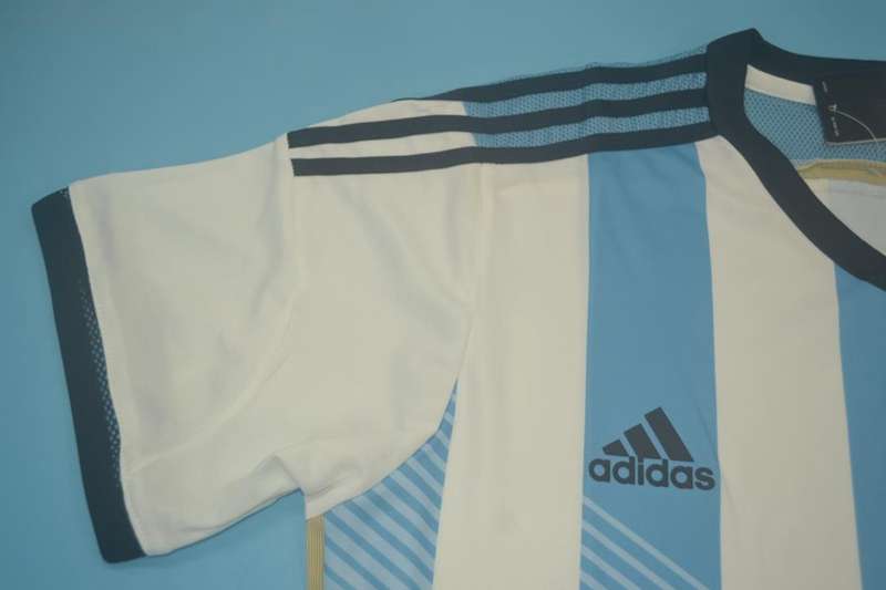 AAA(Thailand) Argentina 2014 Home Retro Soccer Jersey(Player)