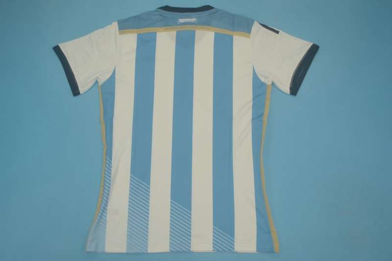 AAA(Thailand) Argentina 2014 Home Retro Soccer Jersey(Player)