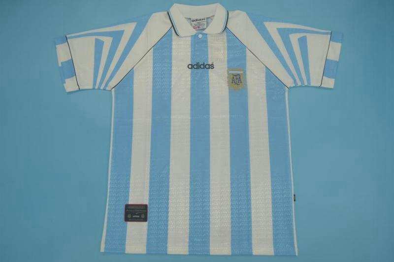 AAA(Thailand) Argentina 1996/97 Home Retro Soccer Jersey