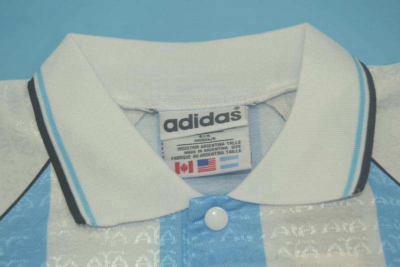 AAA(Thailand) Argentina 1996/97 Home Retro Soccer Jersey