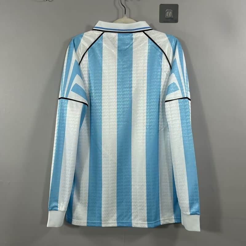AAA(Thailand) Argentina 1996/97 Home Long Sleeve Retro Soccer Jersey