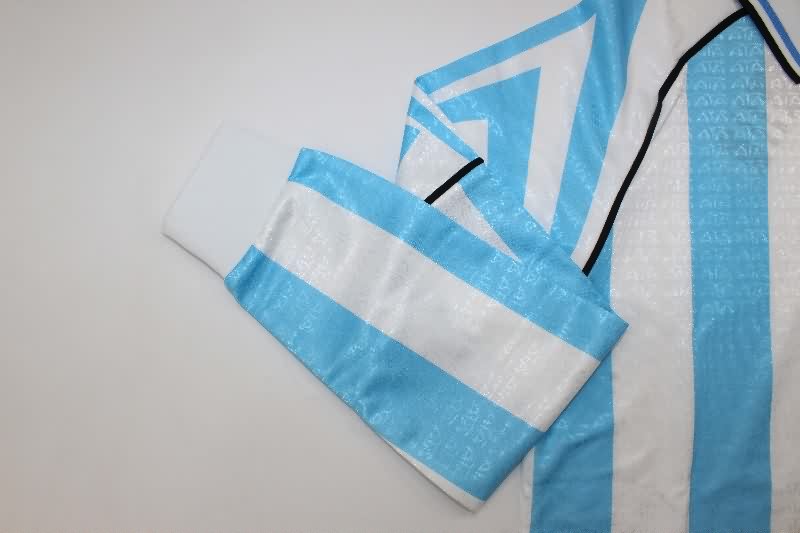 AAA(Thailand) Argentina 1996/97 Home Long Sleeve Retro Soccer Jersey