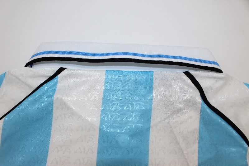 AAA(Thailand) Argentina 1996/97 Home Long Sleeve Retro Soccer Jersey
