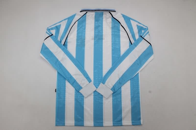 AAA(Thailand) Argentina 1996/97 Home Long Sleeve Retro Soccer Jersey