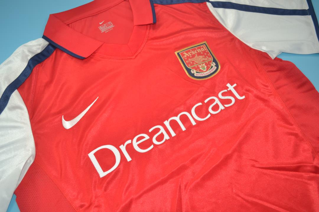 AAA(Thailand) Arsenal 2000/01 Home Retro Soccer Jersey
