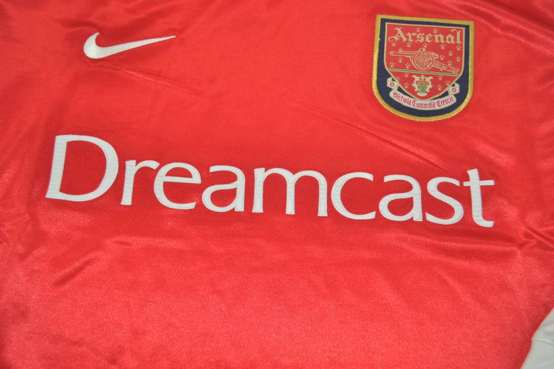 AAA(Thailand) Arsenal 2000/01 Home Retro Soccer Jersey(L/S)