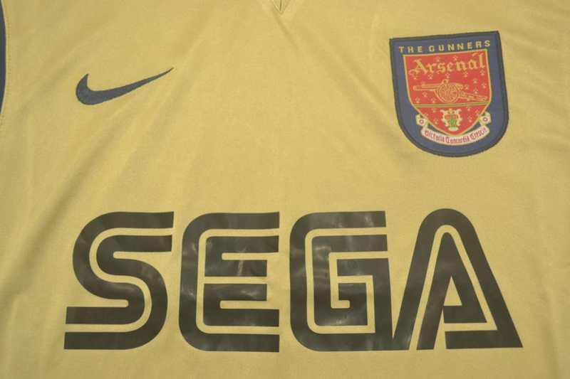 AAA(Thailand) Arsenal 2001/02 Away Retro Soccer Jersey