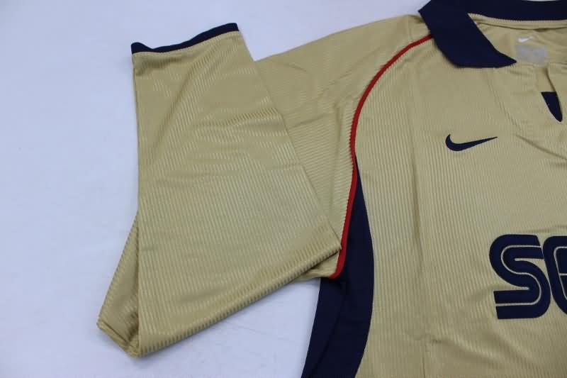 AAA(Thailand) Arsenal 2001/02 Away Long Sleeve Retro Soccer Jersey