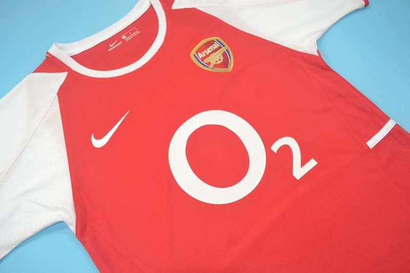 AAA(Thailand) Arsenal 2002/04 Home Retro Soccer Jersey