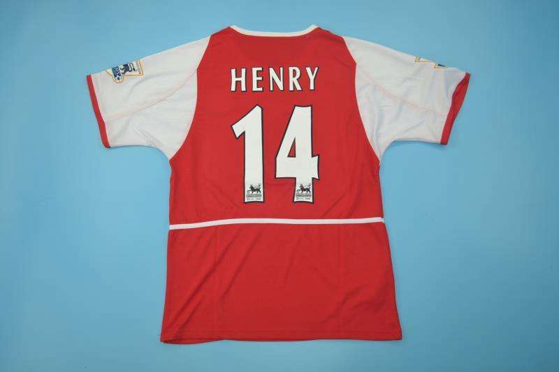 AAA(Thailand) Arsenal 2002/04 Home Retro Soccer Jersey