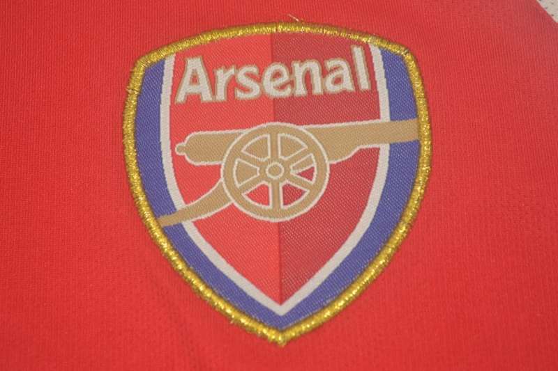 AAA(Thailand) Arsenal 2002/04 Home Retro Soccer Jersey(L/S)