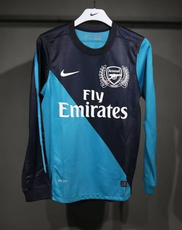 AAA(Thailand) Arsenal 2011/12 Away Long Retro Soccer Jersey (Player)