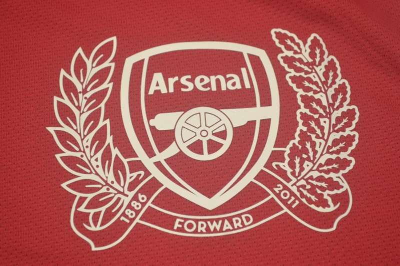 AAA(Thailand) Arsenal 2011/12 Home Retro Soccer Jersey(L/S)