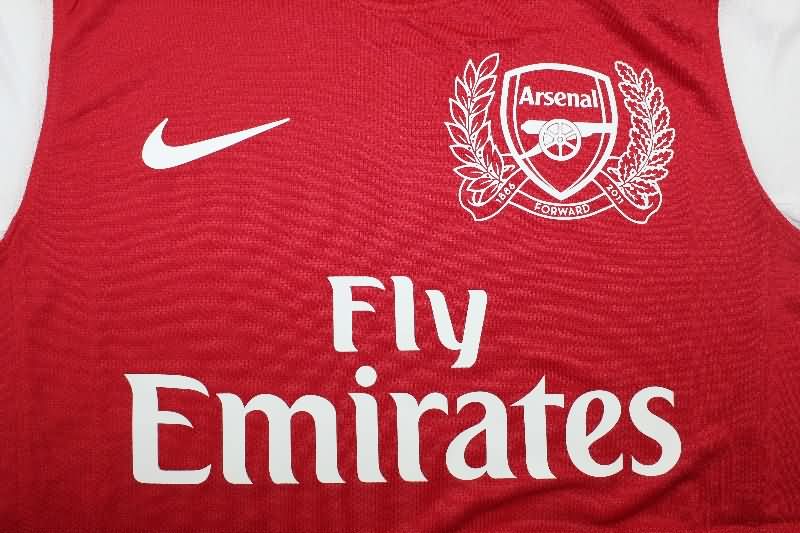 AAA(Thailand) Arsenal 2011/12 Home Retro Soccer Jersey (Player)
