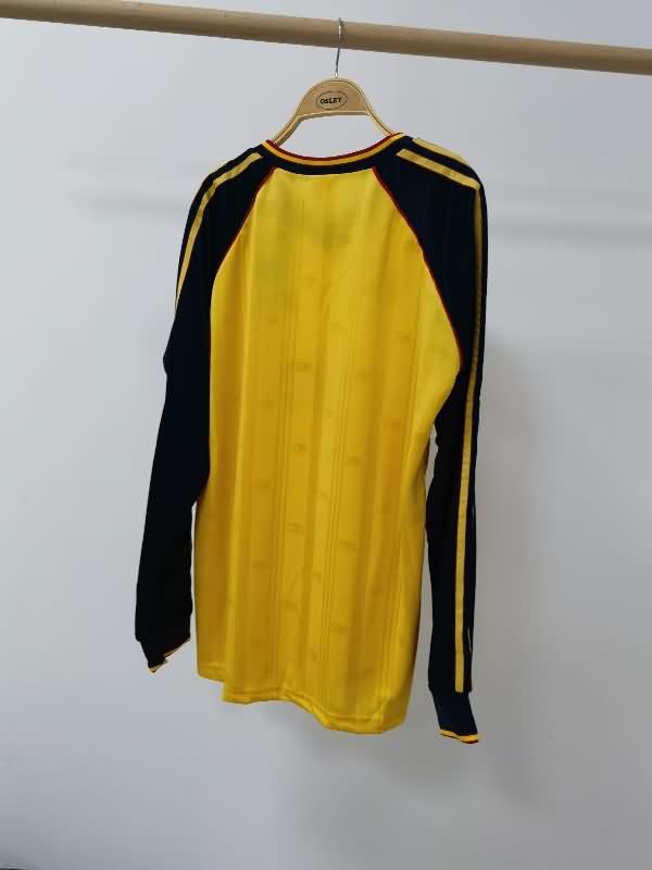 AAA(Thailand) Arsenal 1988/90 Away Long Sleeve Retro Soccer Jersey