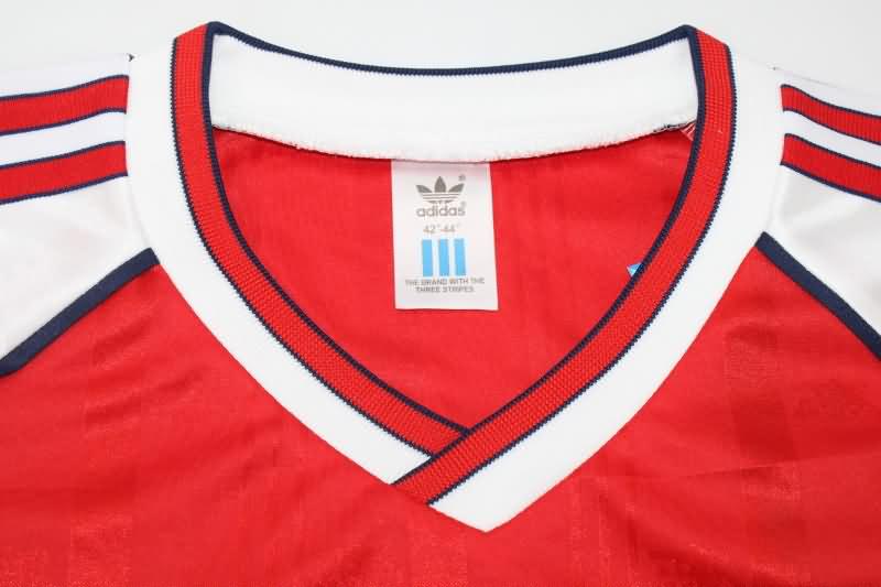 AAA(Thailand) Arsenal 1988/90 Home Long Sleeve Retro Soccer Jersey