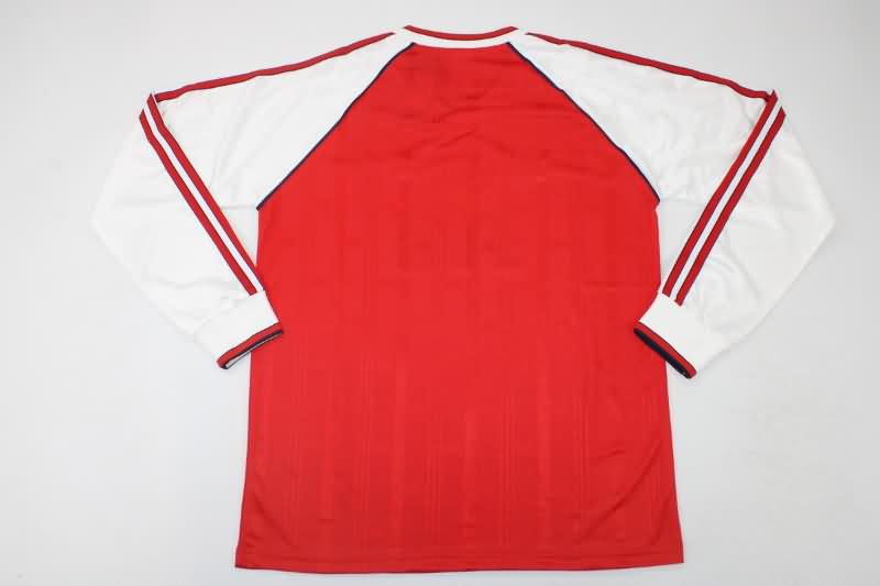 AAA(Thailand) Arsenal 1988/90 Home Long Sleeve Retro Soccer Jersey