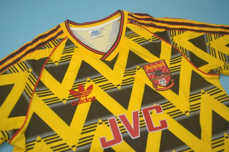 AAA(Thailand) Arsenal 1991/93 Away Retro Soccer Jersey